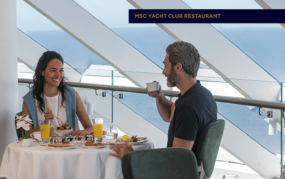 MSC Yacht Club Restaurants | MSC Cruises
