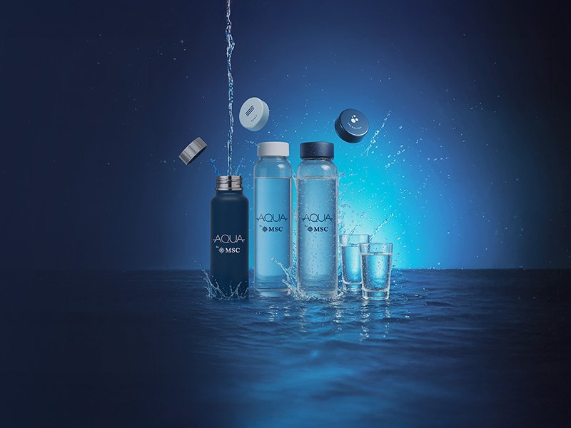 AQUA by MSC: zero single-use plastic bottles | MSC Cruises