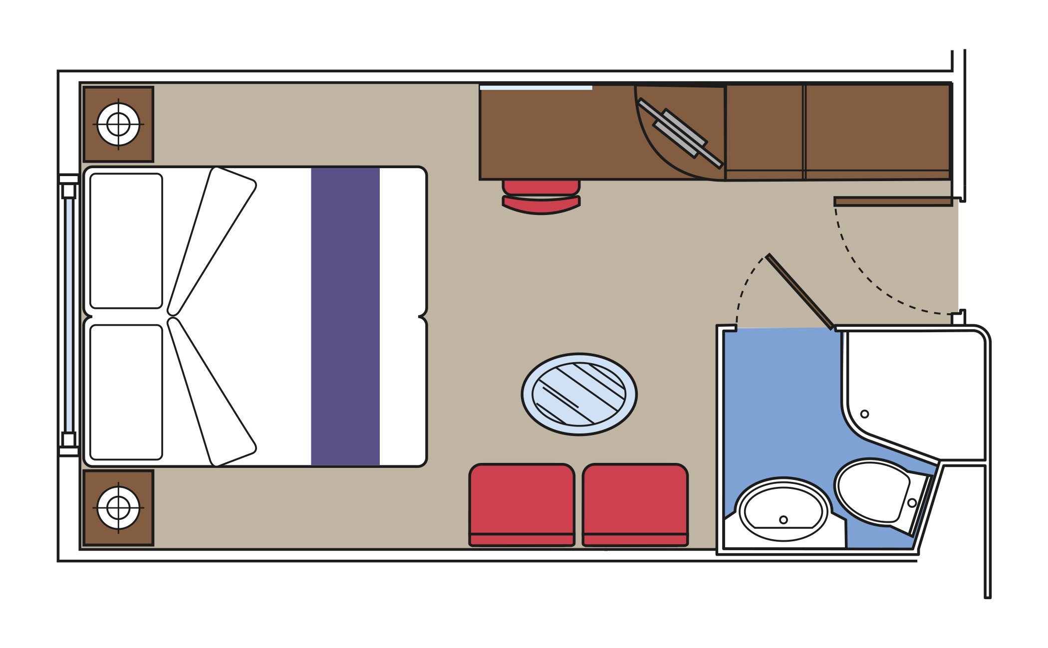 MSC Divina Cabin: Ocean View 08 2d