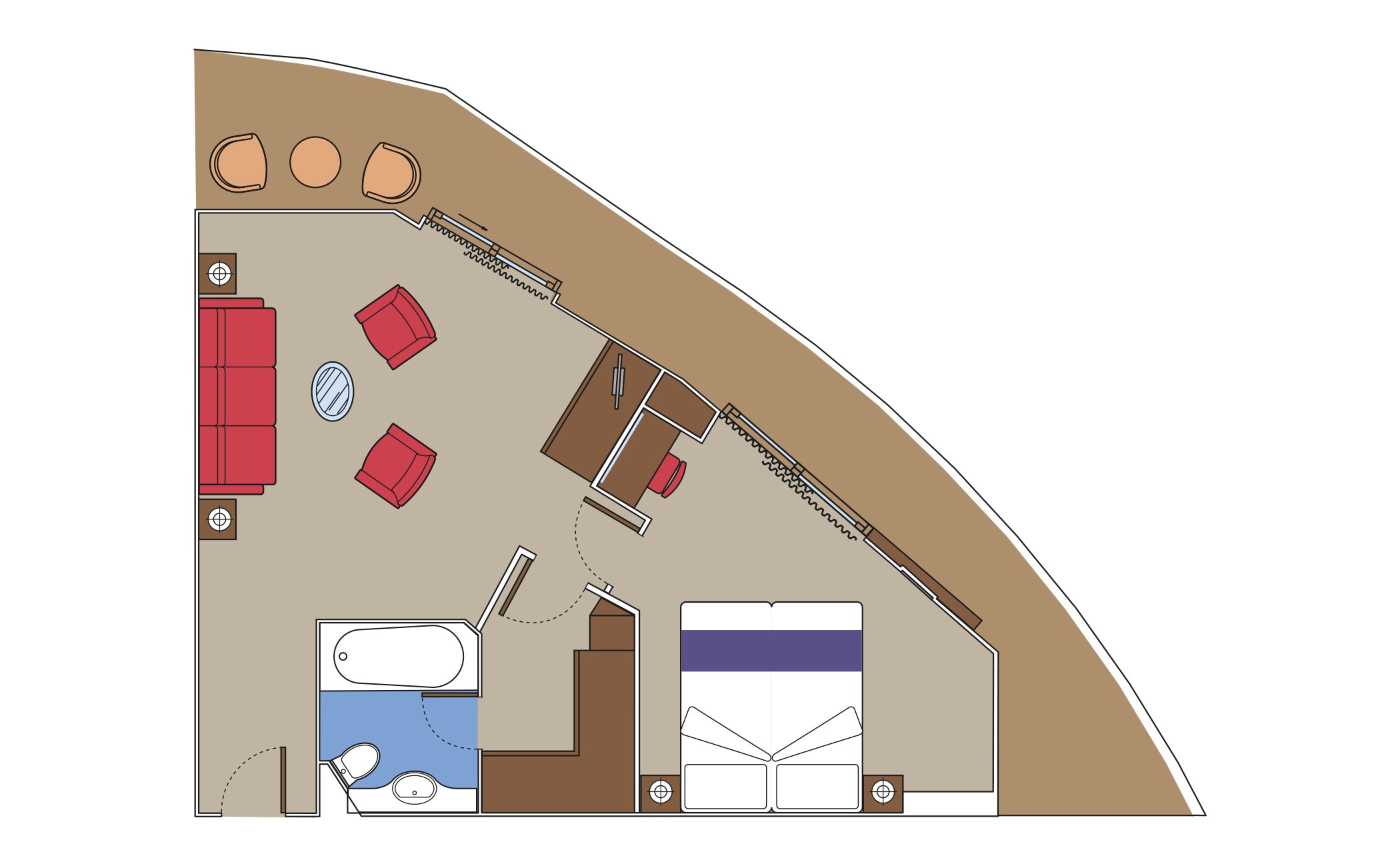 MSC Preziosa Cabin: Royal Suite 2d