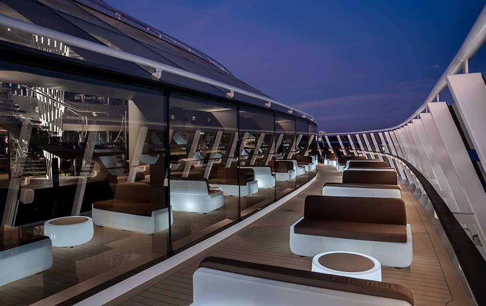 MSC Yacht Club Top Sail Lounge, MSC World Asia | MSC Cruises